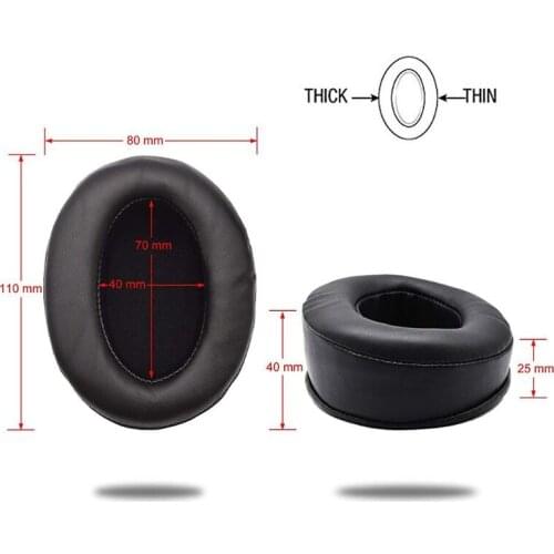 1 Pair Earphone Ear Pads Earpads Sponge Soft Foam Cushion Replacement for Sony MDR V6/ZX 700 for Brainwavz HM5 for AKG 701 Q701