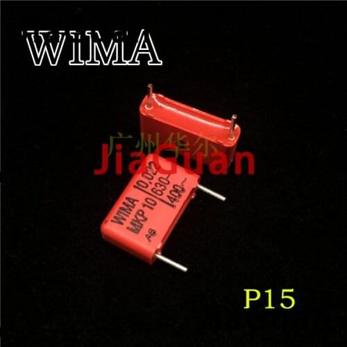 10PCS RED WIMA MKP10 0.022UF 630V p15mm original new MKP-10 223/630V audio 22nf film 223 PCM15 hot sale 630V0.022UF