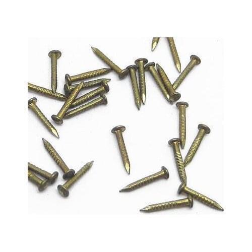 12000pcs 1.15mm*8mm bronze nail spike Mini nail brads box hinge packing accessories