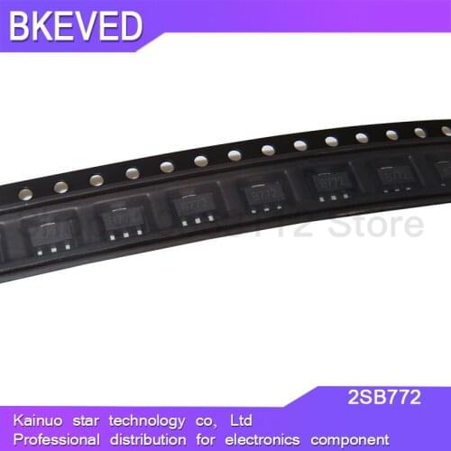 20PCS SOT89 2SB772 B772 SMD SOT-89 PNP MEDIUM POWER TRANSISTOR new and original