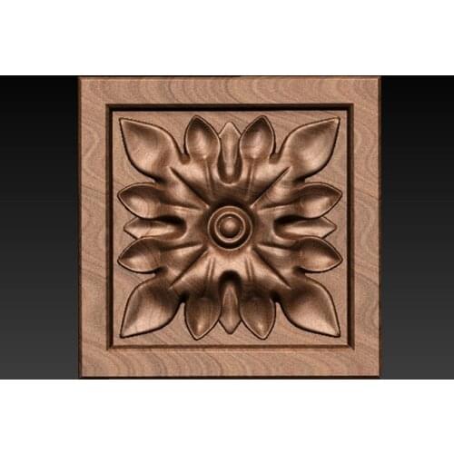 Flower 3D model for cnc 3D carved figure sculpture machine in STL file 3D furniture decoration Decor