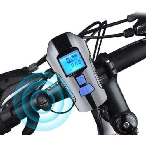 4 Models LED Bicycle Front Lights USB Rechargeable Stopwatch Speedometer Waterproof Bike Front Flashlight Handlebar Taillight