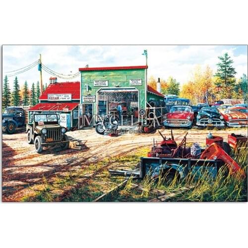 5D Diy Diamond Painting Cars and trucks Cartoon Art Diamond Embroidery Full Needlework Rhinestone Mosaic Americana Cross Stitch