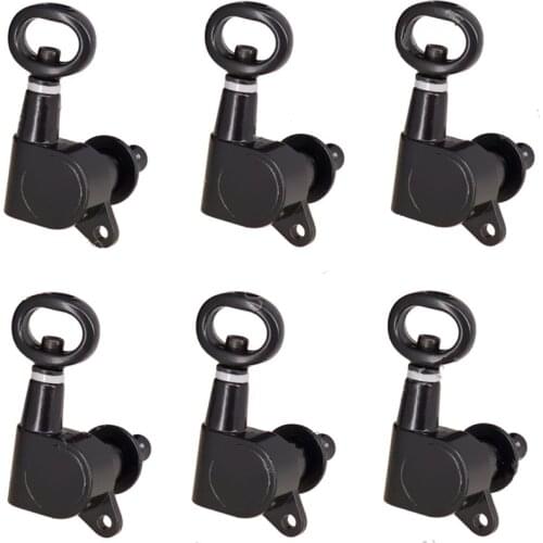 6R black Electric Guitar tuner strings button Machine Heads Guitar Parts guitar accessories