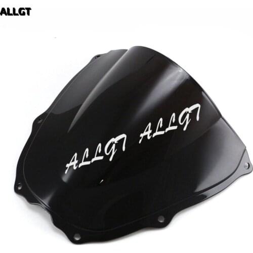 ALLGT Motorcycle Front Windshield Windscreen for Honda VTR1000 2000 2001 2002 2003 2004 2005 2006