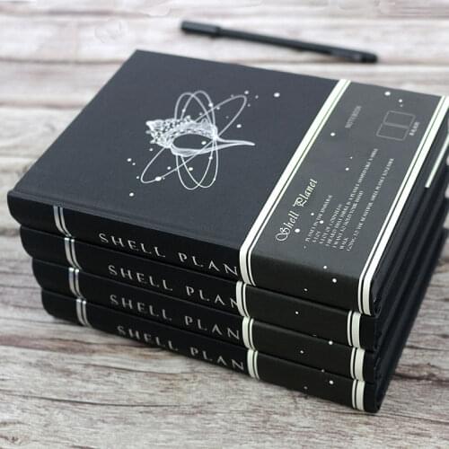 A5 Notebook Black Paper 128 Sheets All Black Inner Pages Graffiti Hand Book Creative Diary