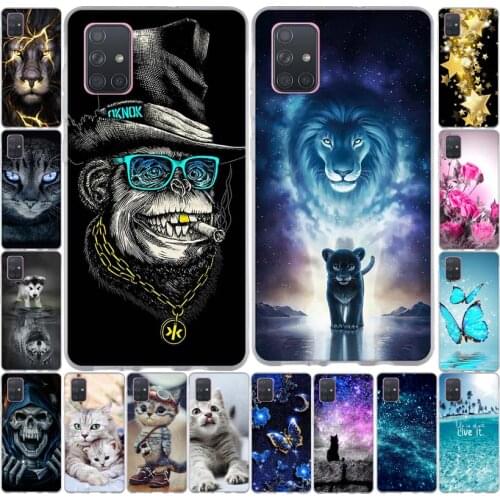 Case for Samsung Galaxy A71 Case Soft Silicone Back Cover for Samsung Galaxy A71 Galaxy A71 A 71 A715 6.7inch Coque Bumper Cute
