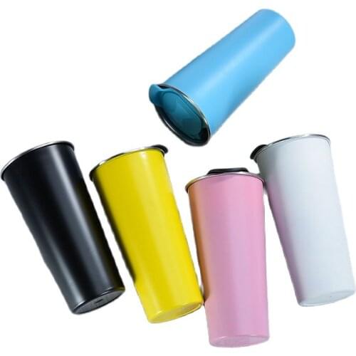 Double vacuum stainless steel 16oz coffee cup insulated cone cup tumbler cup car cup water cup Halloween gift