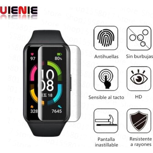 PCS Curved Hydrating Soft Protective Film Cover For Honor Band 6/Huawei Band 6 Wristband Full Screen Protector Cover Soft Film