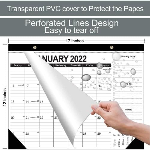 2021-2022 DIY Schedule Desk Calendar - 18 Months Large Monthly Desk Calendar, From July 2021 To December 2022 For Recording