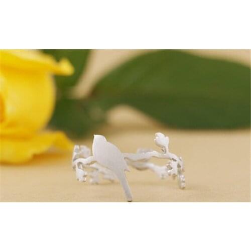 30PCS/lot Fashion Animal ring Birds class feathered bird rings Avian Ethnic National style magpies Chinoiserie for women