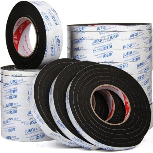 New Strong 5M EVA Single Sided sponge tape shockproof foam Non-slip weather stripping door Window sound insulation sealant strip