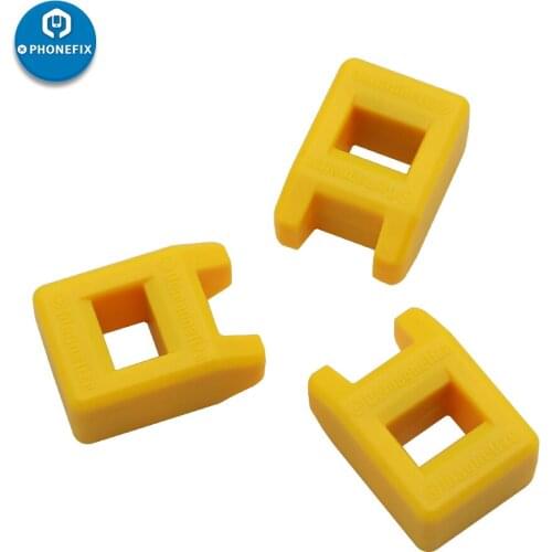 PHONEFIX Mini Yellow Screwdriver Tips Magnetizer and Demagnetizer Screwdriver Magnetic Tools Professional Magnetic Pick up tool
