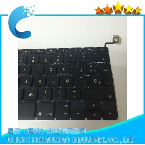 5pcs/lot Brand New Spanish Laptop Keyboard 2009-2012 For Apple Macbook Pro A1278 MC700 MC724 MD313 MD314 SP Keyboard