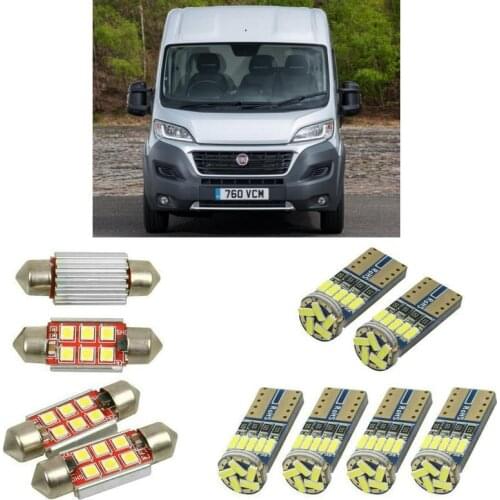 Super bright Interior led Car lights For Fiat ducato box Bus 290 250 244 dome bulbs for cars License Plate Light