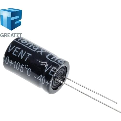 GREATZT 10pcs Aluminum electrolytic capacitor 1000uF 50V 13 * 20 mm frekuensi tinggi Radial Electrolytic kapasitor