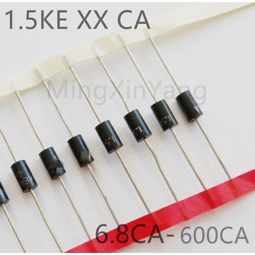 20PCS TVS Diode 1.5KE91CA 1.5KE100CA 1.5KE120CA 1.5KE130CA 1.5KE150CA 1.5KE160CA 1.5KE180CA Transient Voltage Suppressor