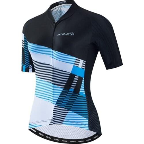 2020 JPOJPO Cycling Jersey Women Bike Jersey Summer Short Sleeve Bicycle Clothing ladies MTB Cycle Wear Cycling Shirt Top