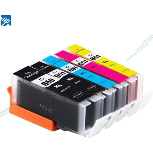 5 x Canon Compatible ink PGI-650 XL CLI-651XL Canon Pixma MG 5560 6460 6540 7160