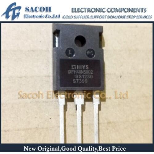 Free shipping 10Pcs IXFH40N50Q2 IXFH40N50Q IXFH40N50 IXTH40N50L2 TO-247 40A 500V HiPerFET Power MOSFET