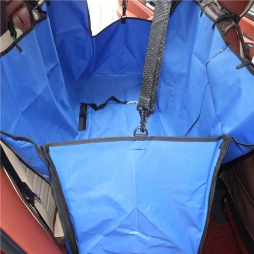 Car Seat Cover Mats Hammock Protector With Safety Belt Oxford Footprint Pet Dog Carriers Rear Back Waterproof