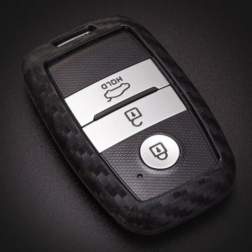 Silica Gel Car Key Case Cover For Kia Sportage Rio Ceed Cerato K3 K5 K7 Picanto Optima Sorento 2019 2020 Key Ring Accessories