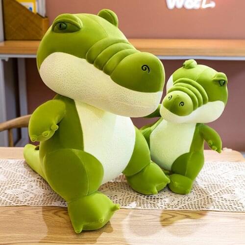 Imitation крокодил crocodile standing posture amphibian plush stuffed toy pillow doll stuffed full washable home decoration gift