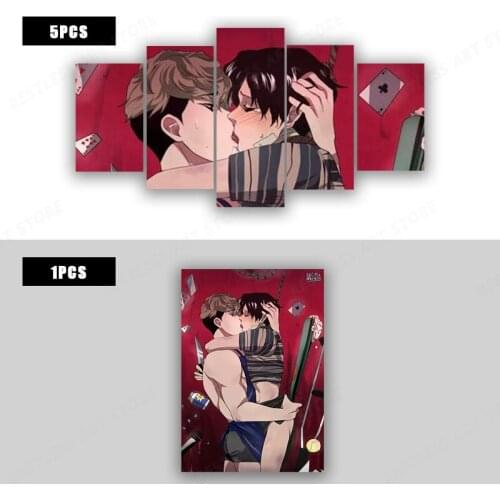 Kineticards Stalking Yaoi Sangwoo killing Yo Anime Boo home decor wall art print poster canvas paintings for interior