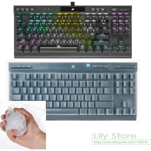 For CORSAIR K70 TKL 2021 RGB TKL Mechanical Gaming Desktop PC keyboard covers Keyboard Cover Protector Skin