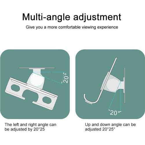 Multifunctional Adjustable Punch-Free Phone Holder For Bathroom Bedside Phone Accessory Universal For IPhone Andorid Phone