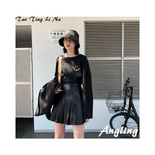 Tao Ting Li Na New Fashion Real Genuine Sheep Leather Skirt G33