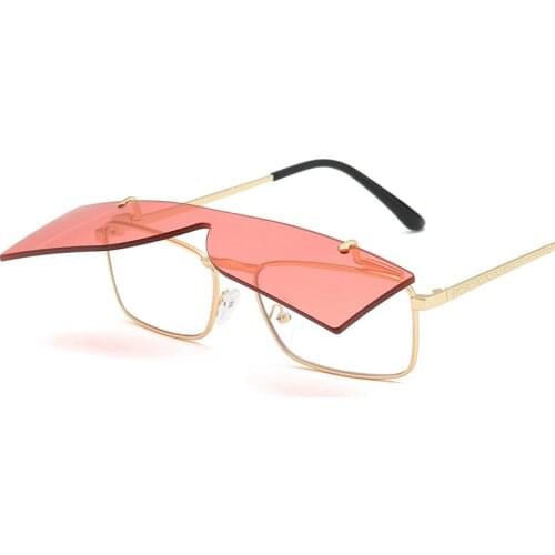 2019 New Flip Female Progressive lenses Reading Glasses Fashion Square Men/Women Punk Progressive multifocal reading glasses NX