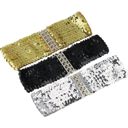 New ladies belt 7CM wide elastic band/womens fashion glitter elastic band/gold and silver elastic belt/skirt belt waist cover