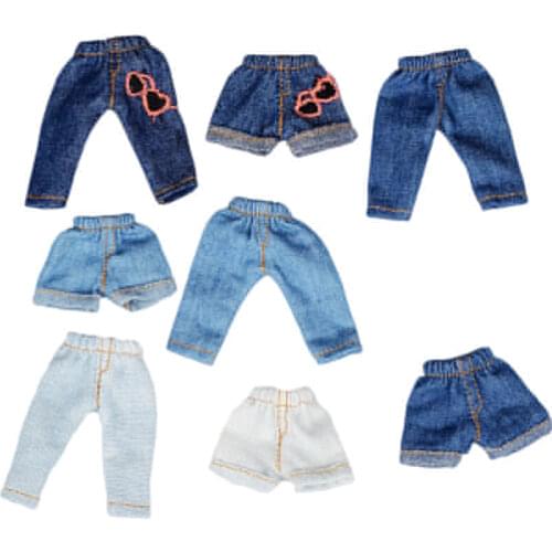 Doll Clothes for obitsu11 ob11 dolls shirts jeans shorts Overalls Pant also fit GSC, molly,1/12 bjd doll doll accessories