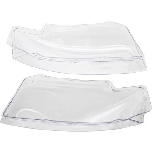 Left & Right Pair Headlight Cover Headlamp Lens Cover Replacement for Audi A4 B6 Sedan Model 2002-2004 Car Accessories