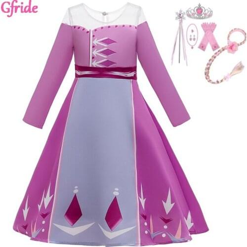 Girls Princess Dress Easter Kids Dresses For Girls An Na Costume Snow Queen Carnival Cosplay Party Clothing