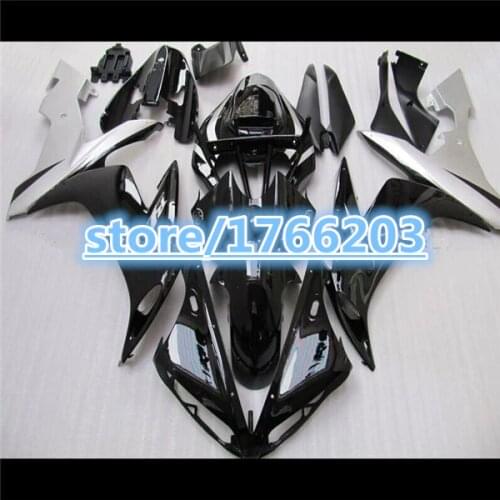 For YZF-R1 04-06 YZF R1 YZFR1 YZF 1000 YZF1000 YZF-1000 04 05 06 2004 2005 2006 Black&White Full Fairing Kit Free shipp