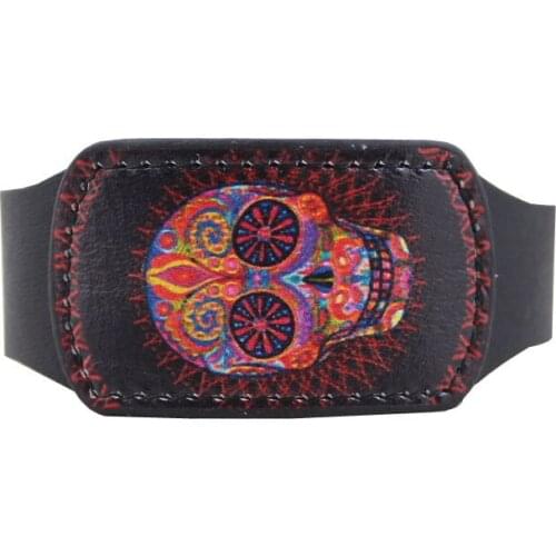 Vintage Mens rope leather personalized bracelets leather skull rope bracelet for Women Factory Wholesale Free Shipping