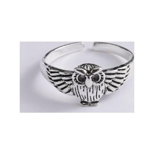Charm Owl Finger Ring For Women Men Vintage Boho Knuckle Party Rings Punk Jewelry Girls Gift
