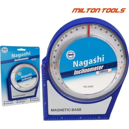 100mm Inclinometer with magnetic base measure level Angle Slope Finder Level Gauge Tilt Sensor