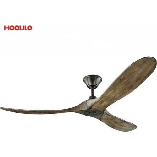 2020 Ventilador De Techo 60 Inch Silent Mountain Air Wooden Blade Smart Ceiling Fan with Light LED remote control Free Shiping