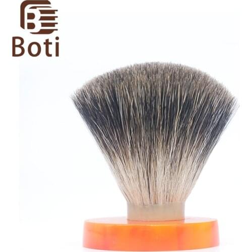 Boti Brush-SHD Pure Mix Badger Hair Knot Gel Tip Fan Type Shaving Brush Hair Knot Mens Beard Tool Mens Daily Necessities