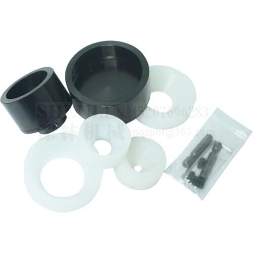 Black capping head 10-50mm silicone ink chuck soft harmless to cap capping machine spare part with pod and spanner Freeshipping