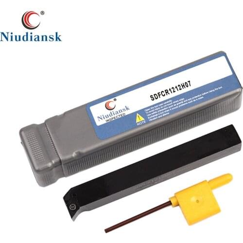 External Turning Tool Holder SDFCR Cutter SDFCR1212H07 1616H11 2020K11 SDFCL1212H07 Adapter Indexable Carbide Insert CNC Lathe
