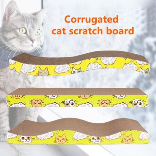 Corrugated Cat Scratch Mat Cat Claw Grinding Board Thickening And Densifying Corrugated Paper Board Postponing Depression Toy