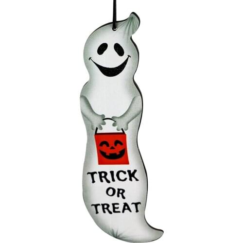 Halloween Wall Art Hanging Ornament Creative Wooden Crafts for Home Living Room Bedroom Decoration C1