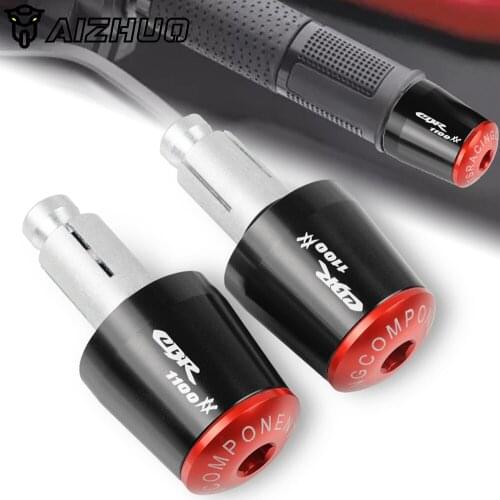 Motorcycle Handlebar End Grips Hand Cap Hand Bar End 7/8"22mm For HONDA CBR 1100XX CBR1100XX CBR 1100 XX 1997-2007 2006 2005