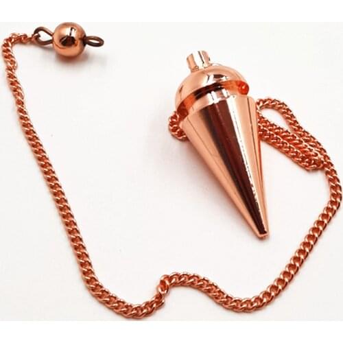 Brass pendant pendulum for men lucky charm pendulum divination spiritual design reiki symbols charms jewelry Pendant for crafts