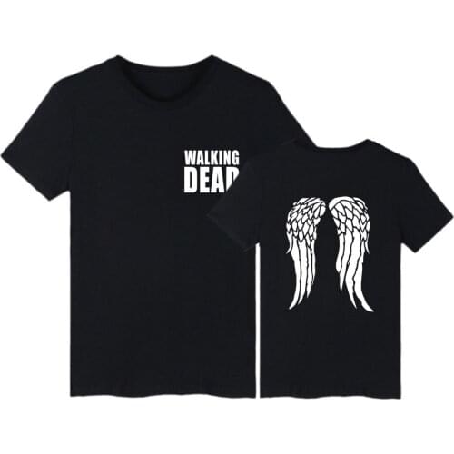 The Walking Dead Men T Shirt Size XXS To 4XL Good Quality Tee Shirt Brand Short Sleeve Clothes Hiphop Style