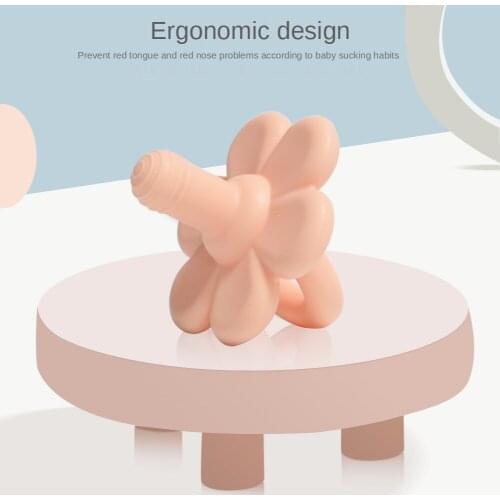 New Baby Molar Chew Toy Baby Silicone Pacifier Teether Baby Products Chewing Toy Kids Teething Toys Pacifier Shape